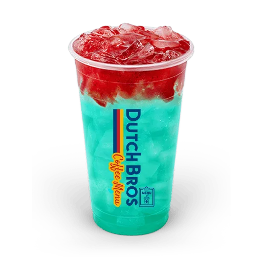 Blue Lagoon Lemonade w/ Strawberry Fruit