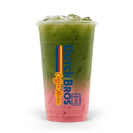 Raspberry Matcha Latte